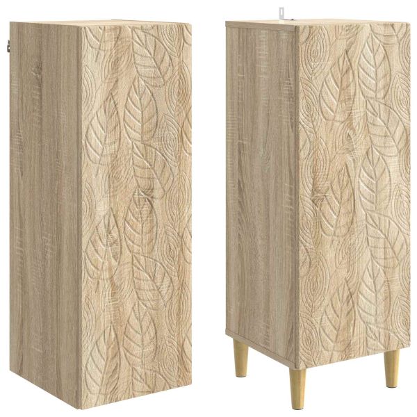 Комплект шкафове 2 pcs Дъб сонома Инженерна дървесина