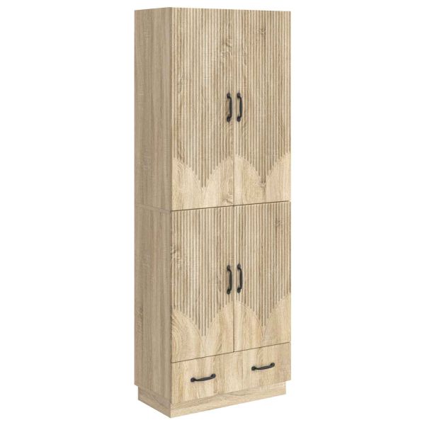 Комплект шкафове 2 pcs Дъб сонома Инженерна дървесина