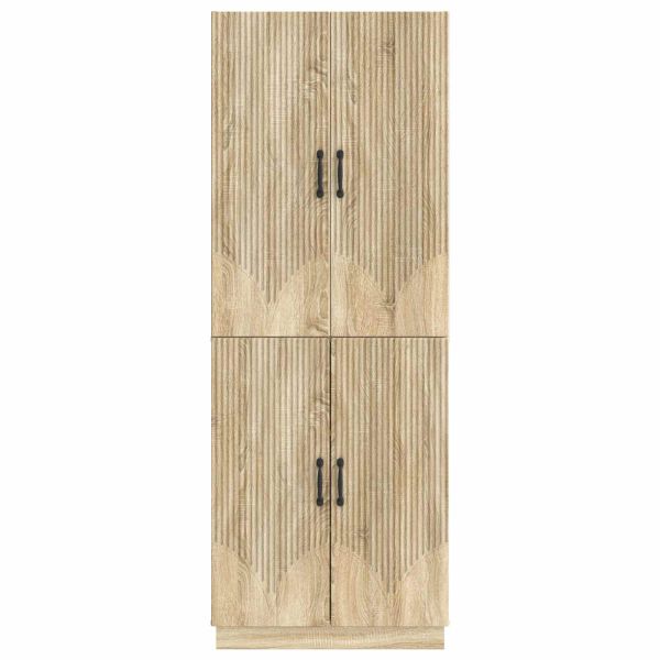 Комплект шкафове 2 pcs Дъб сонома Инженерна дървесина