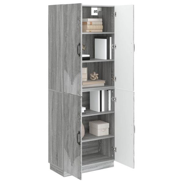 Комплект шкафове 2 pcs Сив Сонома Инженерна дървесина