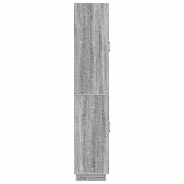 Комплект шкафове 2 pcs Сив Сонома Инженерна дървесина