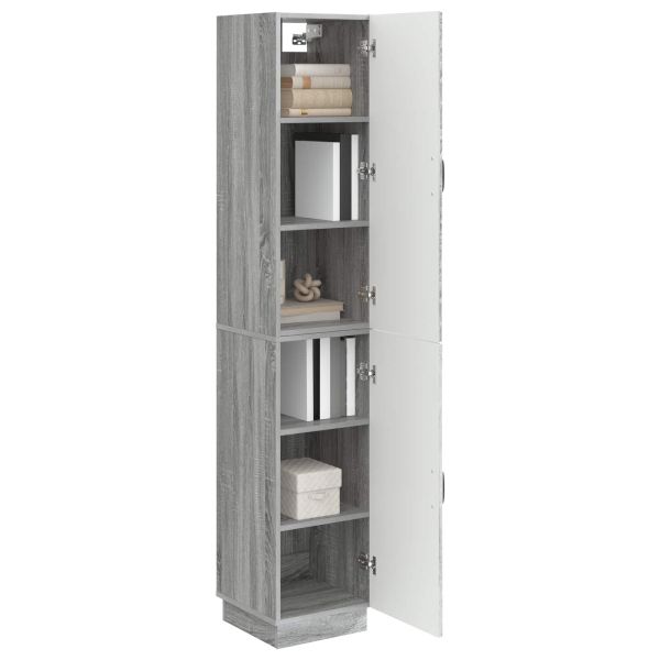 Комплект шкафове 2 pcs Сив Сонома Инженерна дървесина