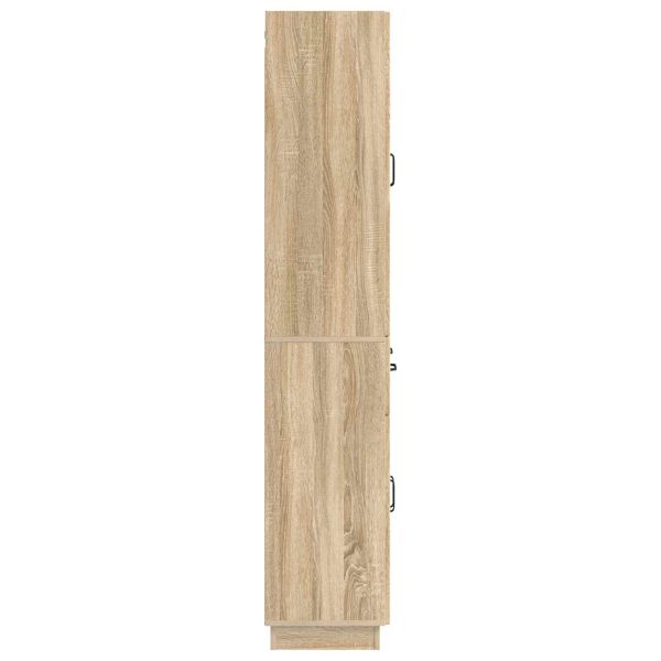 Комплект шкафове 2 pcs Дъб сонома Инженерна дървесина