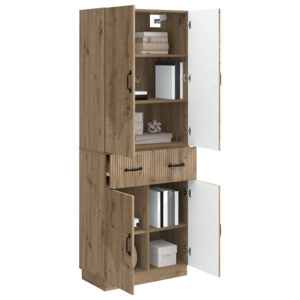 Комплект шкафове 2 pcs Дъб артизан Инженерна дървесина