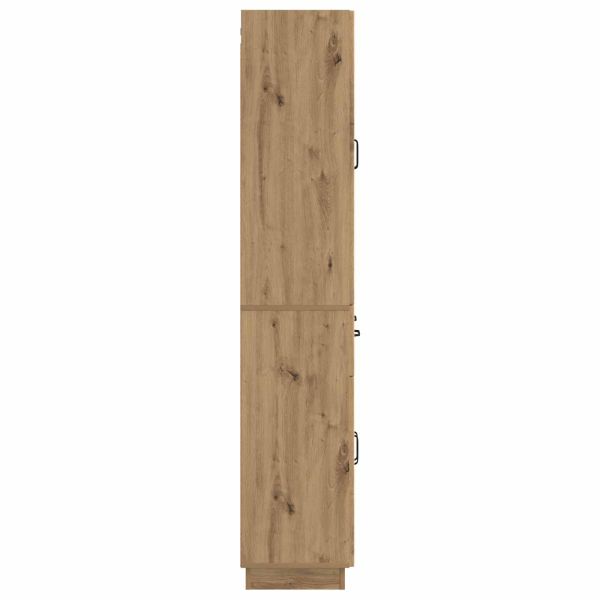 Комплект шкафове 2 pcs Дъб артизан Инженерна дървесина
