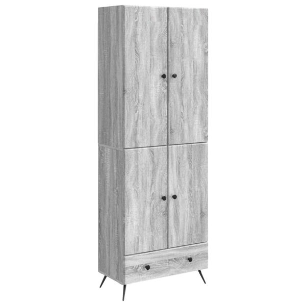Комплект шкафове 2 pcs Сив Сонома Инженерна дървесина