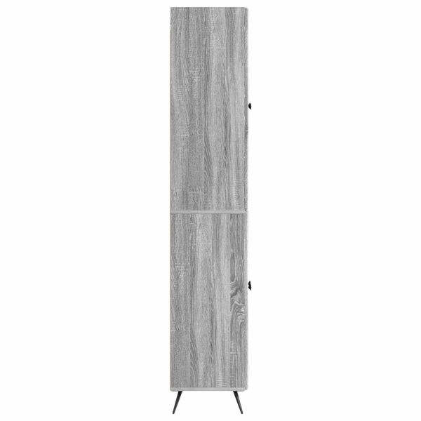 Комплект шкафове 2 pcs Сив Сонома Инженерна дървесина