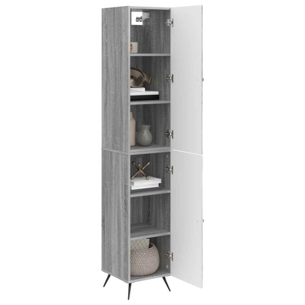 Комплект шкафове 2 pcs Сив Сонома Инженерна дървесина