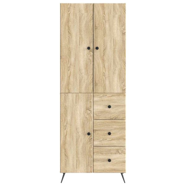 Комплект шкафове 2 pcs Дъб сонома Инженерна дървесина