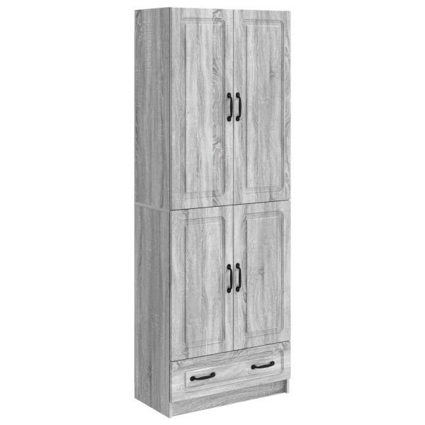 Комплект шкафове 2 pcs Сив Сонома Инженерна дървесина