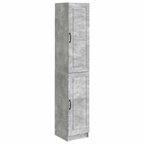 Комплект шкафове 2 pcs Бетонно сиво Инженерна дървесина
