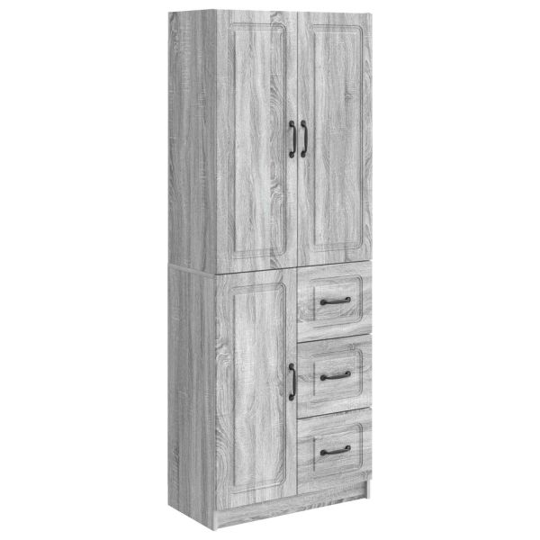 Комплект шкафове 2 pcs Сив Сонома Инженерна дървесина