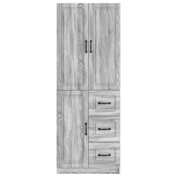 Комплект шкафове 2 pcs Сив Сонома Инженерна дървесина