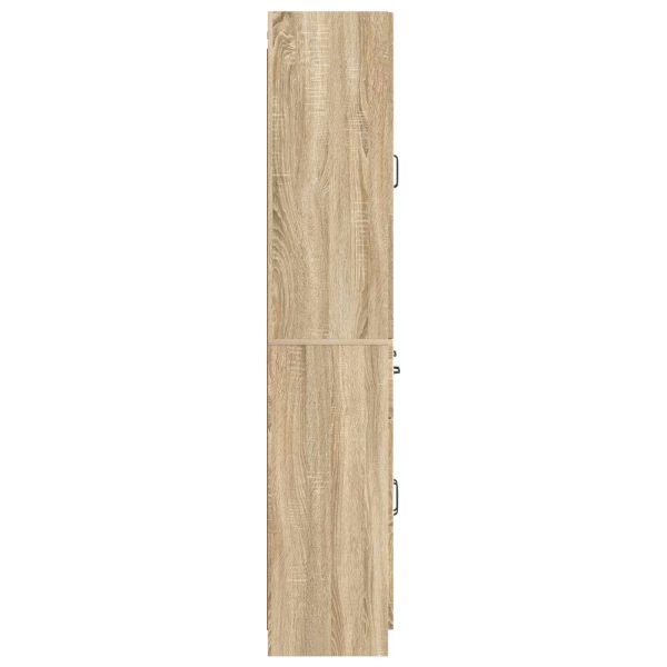 Комплект шкафове 2 pcs Дъб сонома Инженерна дървесина