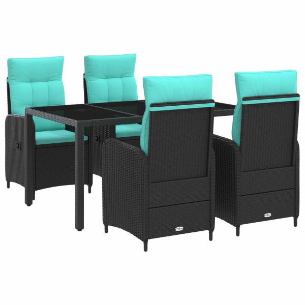 Комплект за хранене на открито 5 pcs полиратан