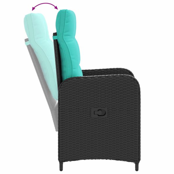 Комплект за хранене на открито 7 pcs полиратан