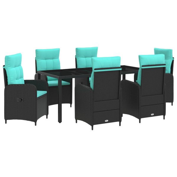 Комплект за хранене на открито 7 pcs полиратан