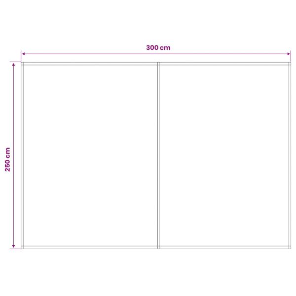 Резервен плат за тента Кремаво 300 x 250 cm Полиестер
