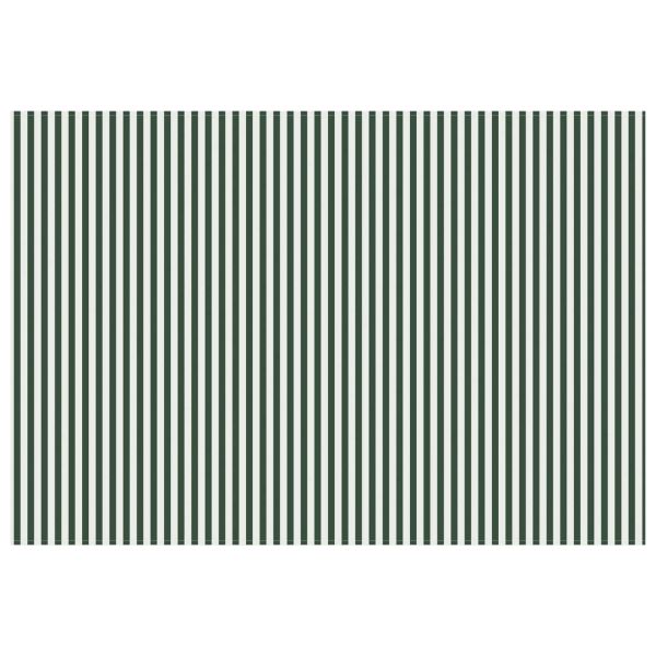 Резервен плат за тента Зелен и бял 450 × 300 cm Полиестер