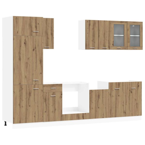 Кухненски единица Lyon 8 pcs Дъб артизан Инженерна дървесина