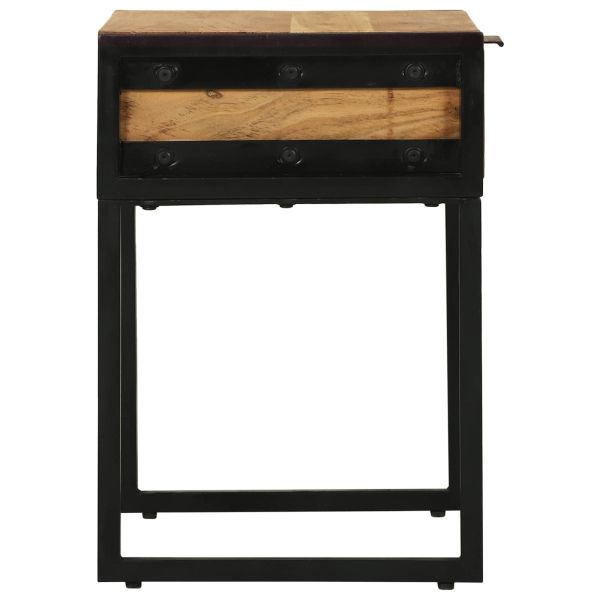 Нощно шкафче с чекмедже Кафяво 40 x 35 x 50 см
