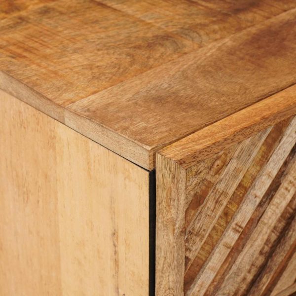 Нощно шкафче Кафяво 50 x 33 x 60 см Солидно мангово дърво