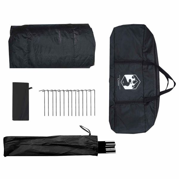 Кабинна палатка Бял blackout 300 x 210 x 156 см Полиестер