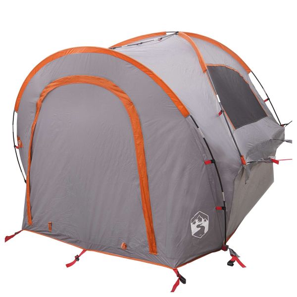 Автомобилна палатка с покрив Сив и оранжев 200 x 170 x 170 см