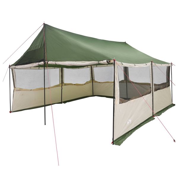 Семейна палатка Зелено 450 x 400 x 265 см Полиестер и стомана