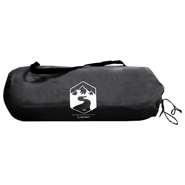Къмпинг наметало с покрив Бял blackout 275 x 215 x 125 см
