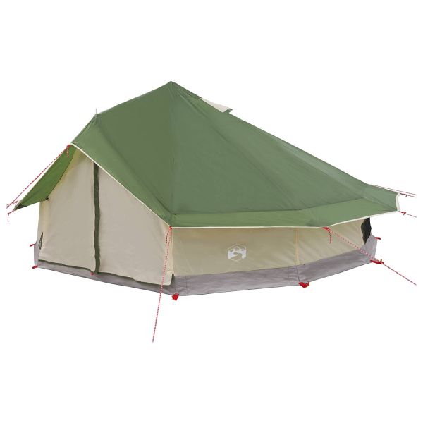 Палатка типи Зелено 800 x 800 x 430 см Полиестер и стомана