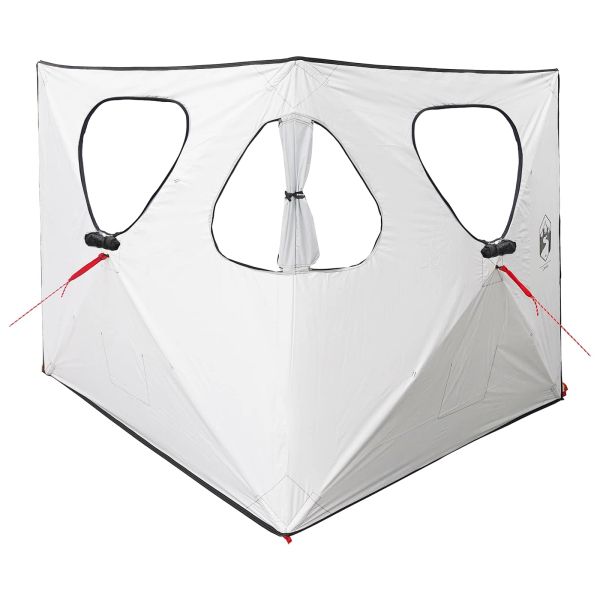 Ловна шатра Бял blackout 145 x 145 x 150 см Полиестер и стомана