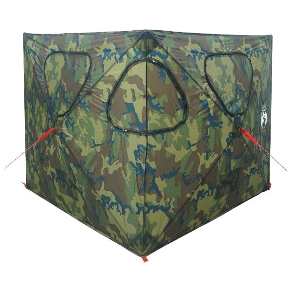Ловна шатра Камуфлаж 145 x 145 x 150 см Полиестер и стомана