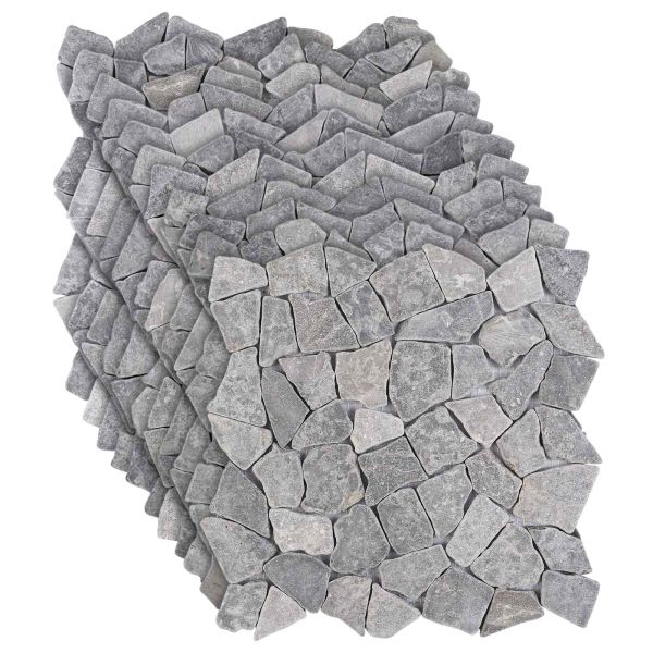 Мозайка плочки Светлосиво 30 x 30 cm Мрамор