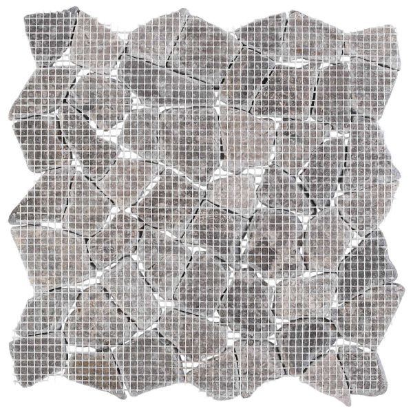 Мозайка плочки Светлосиво 30 x 30 cm Мрамор