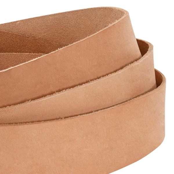 Кожен ремък Светло кафяво 1000 x 4 см Кожа