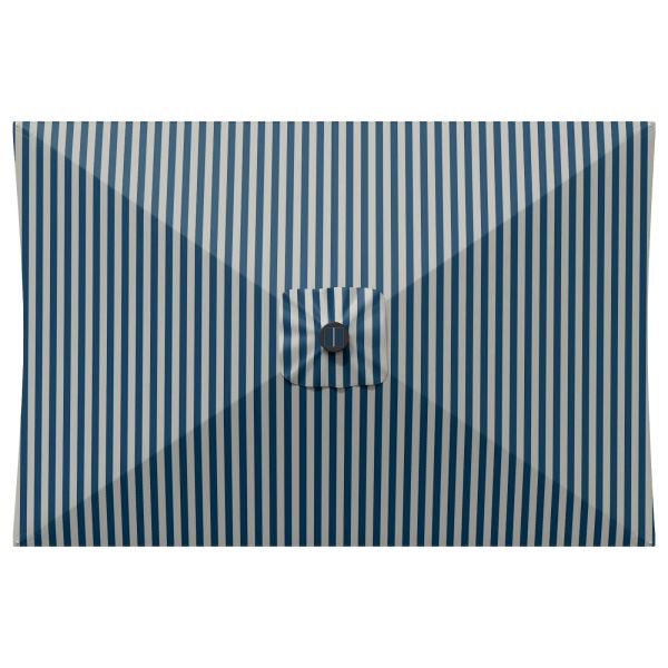 Градинен чадър с LED светлини и основа 200 x 300 cm Полиестер