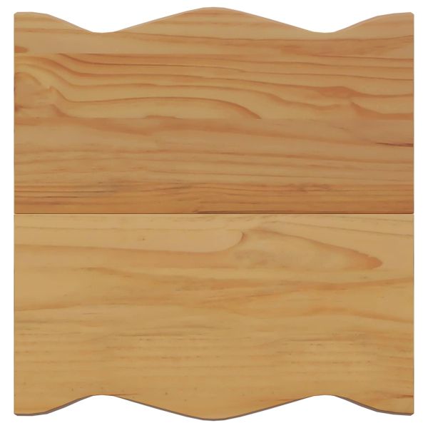 VidaXL Странична маса с рафт EKAI Бяло 50 x 50 x 45,5 см