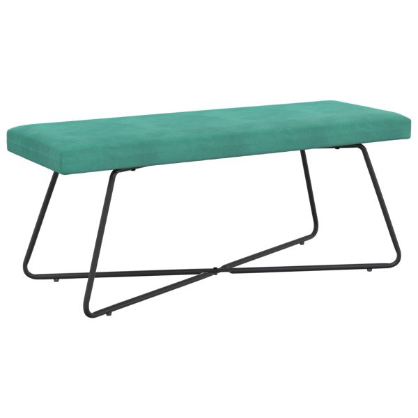 Пейка Едноцветен Тюркоаз 110 x 40 x 45 cm Кадифе