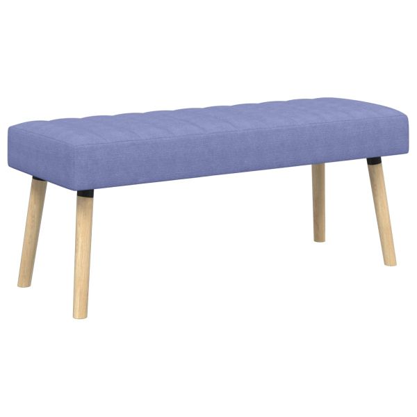 Пейка с канали Дънково син 110 x 40 x 46 cm Текстил