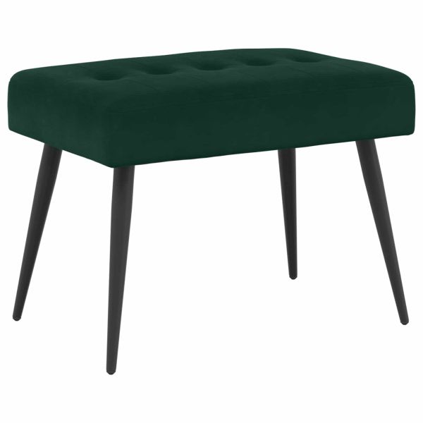Пейка с копчета Тъмнозелено 60 x 40 x 45 см Кадифе