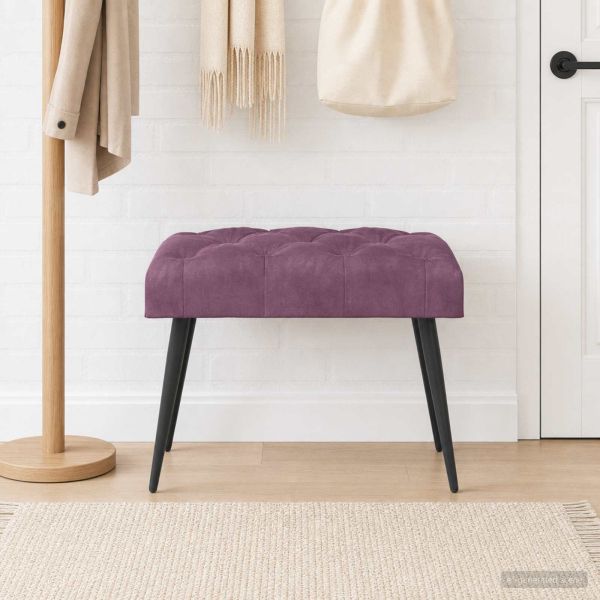 Пейка с копчета Лилаво 60 x 40 x 45 см Кадифе