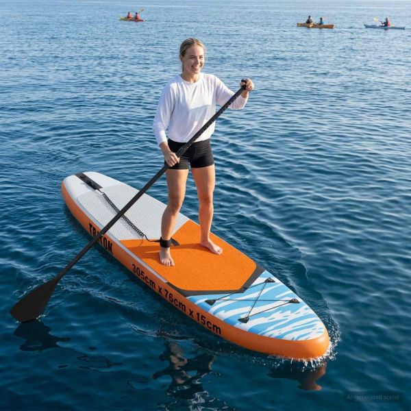 Надуваемо борд за стоене TRITON 305 x 76 x 15 cm Синьо за