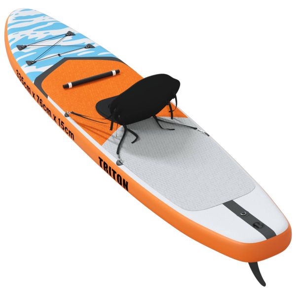 SUP дъска със седалка 2-в-1 TRITON 335 x 76 x 15 см Синьо за