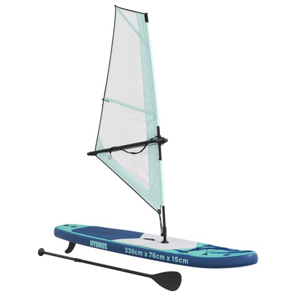 Надуваем SUP борд с платно HYDROS 330 x 76 x 15 см Тюркоаз за