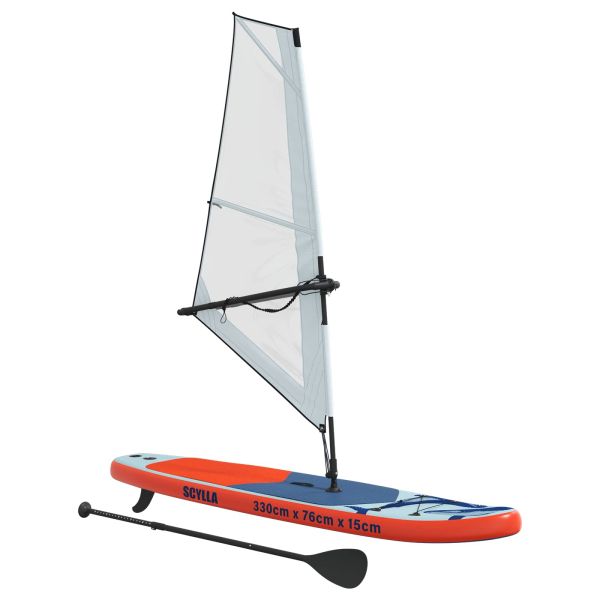Надуваем SUP борд с платно SCYLLA 330 x 76 x 15 см Синьо за