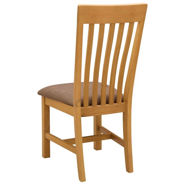 Трапезен стол 2 pcs Масивен дъб Сиво 45 x 59,5 x 100 см