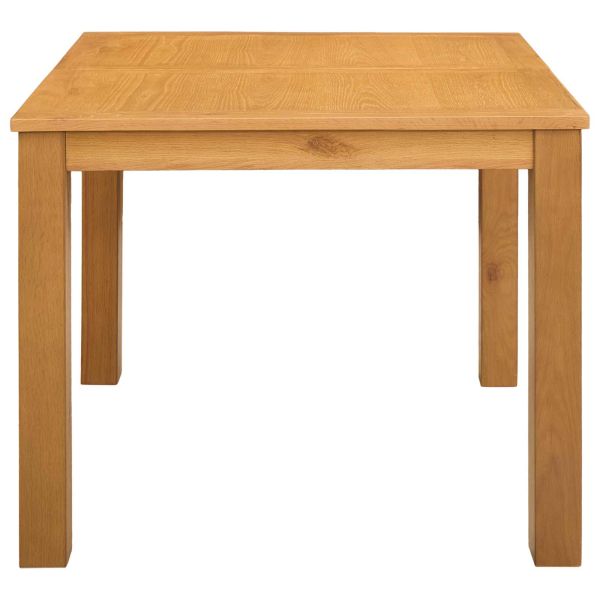 Трапезна маса 90 x 90 x 75 cm Масивен дъб Натурално Квадратна