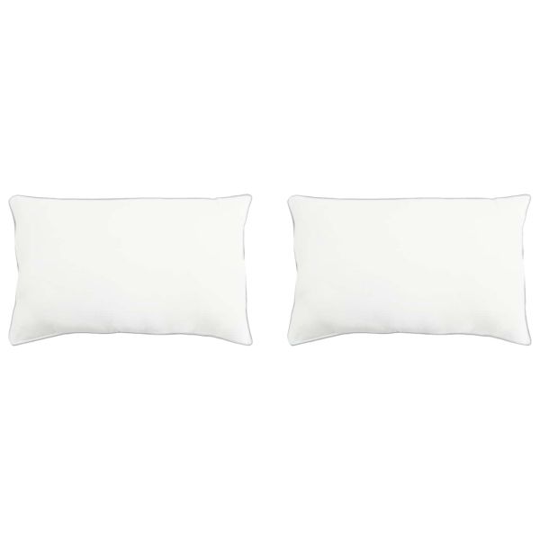 Възглавница 2 pcs Бяло 50 x 75 cm Бамбукови влакна