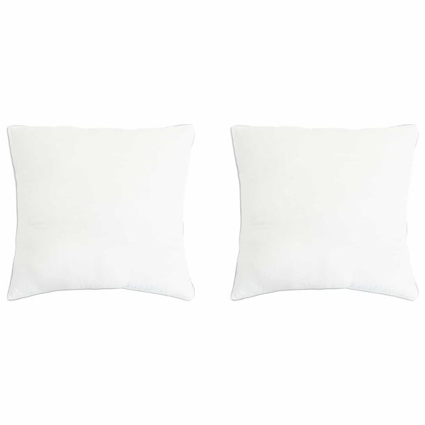Възглавница 2 pcs 80 x 80 cm Бамбукови влакна Бяло